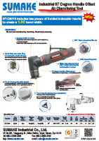 Industrial 97 Degree Handle Offset Air Chamfering Tool